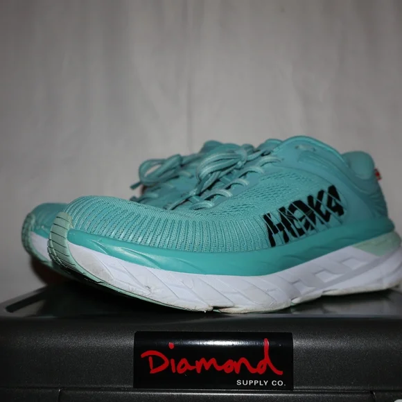 Hoka One One Bondi 7 'Auqarelle/Eggshell Blue' - Picture 4 of 8